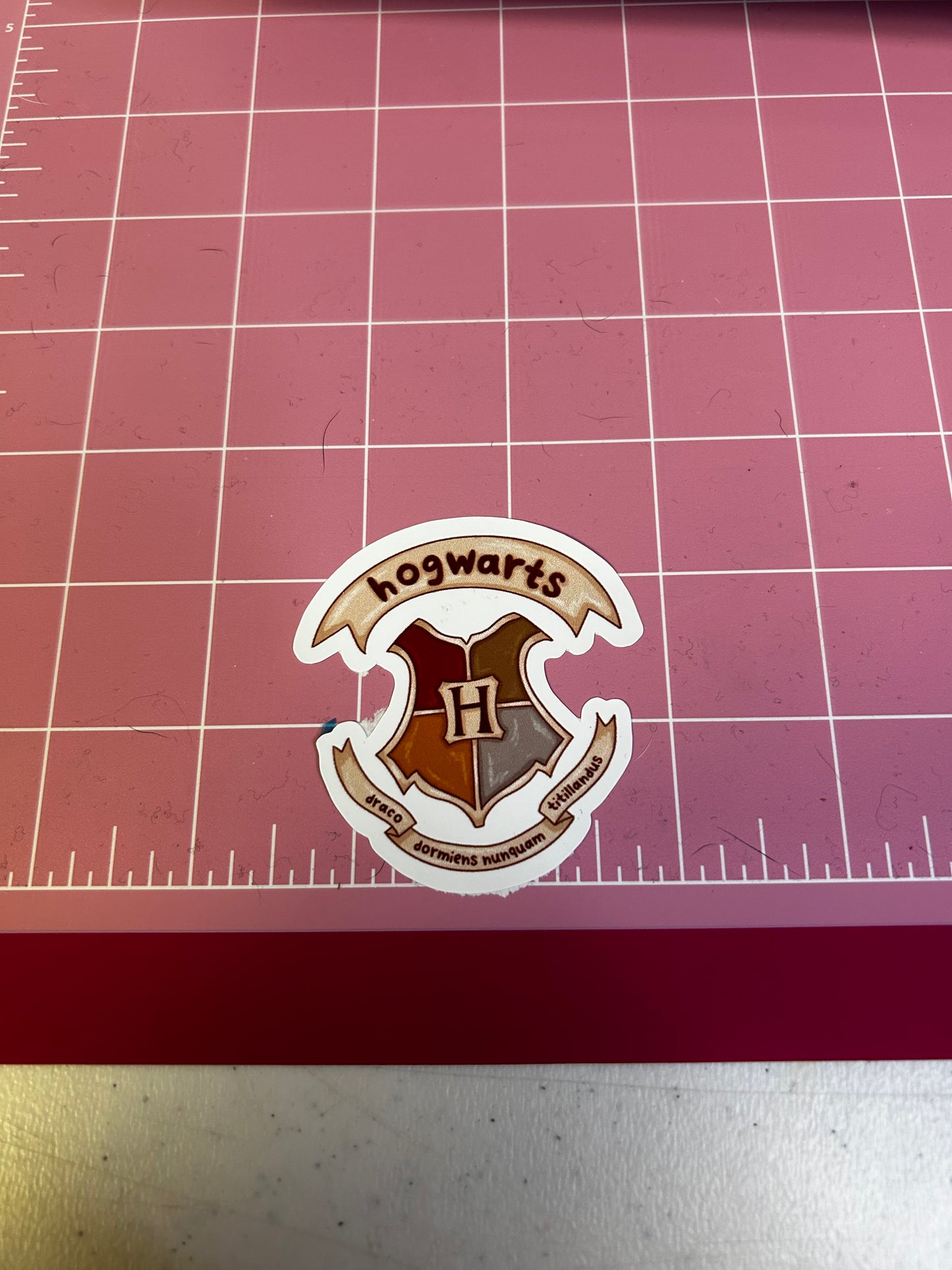 Hogwarts crest sticker