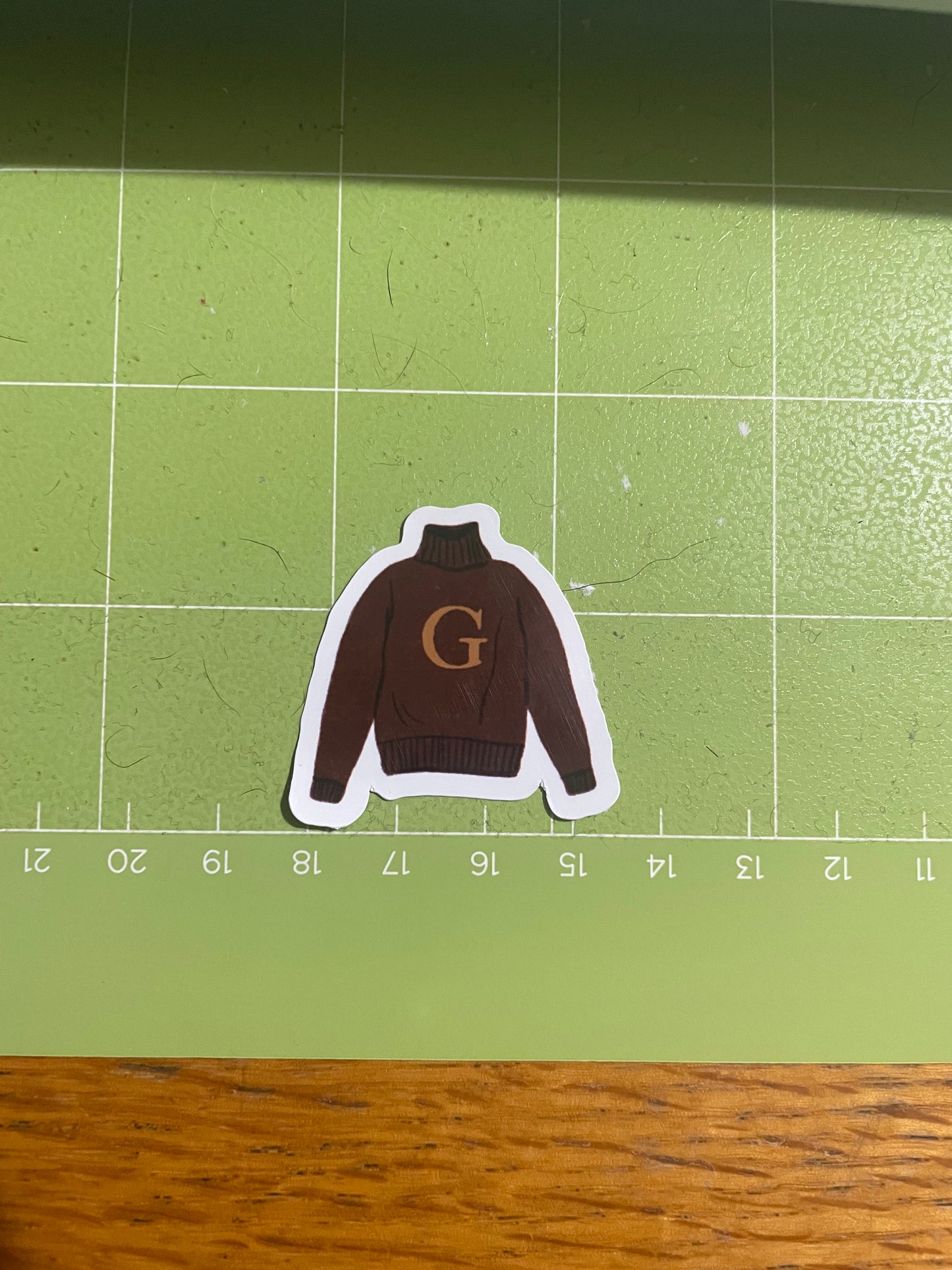 HP G sweater sticker