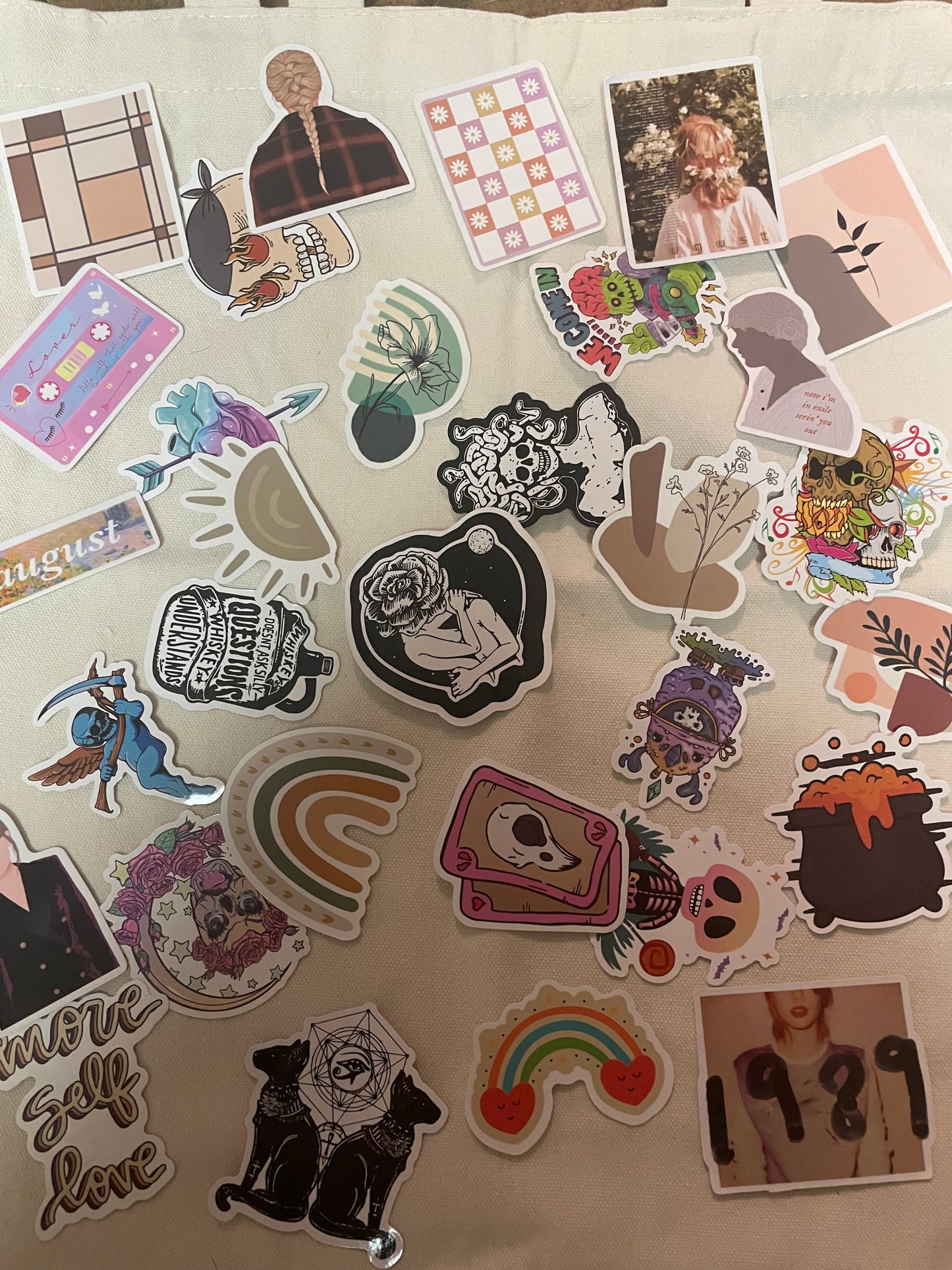 Themed mystery Stickers